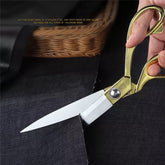 Tailor's Scissors For Fabric, Stainless Steel Professional Sewing Scissors, Needle Work Cutting Scissors, Dressmaker Shears Stainless Steel Scissors, Vintage High Quality Leather Fabric Cutter